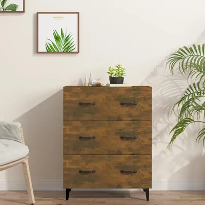 Produktbild von Sideboard aus geräucherter Eiche 69,5 x 34 x 90 cm