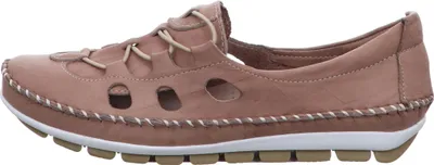Produktbild von Gemini 003115-01 Damen Ballerina Slipper Mokassins Leder, Größe:39 EU, Farbe:Braun