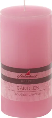 Produktbild von Stumpenkerze "Raureif" Rosa 150/78 mm Steinhart Kerzen in RAL-Kerzen Güte Qualität