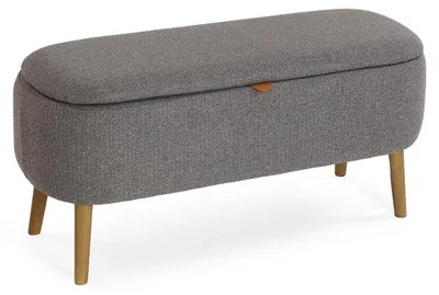 Obrázok produktu pre Noha postele Versa Maniko sivá drevená textilná 37 X 44,5 X 94,5 CM