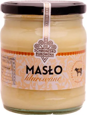 Zdjęcie produktu dla Masło klarowane 420 ml/ 340 g – Schronisko Bukowina