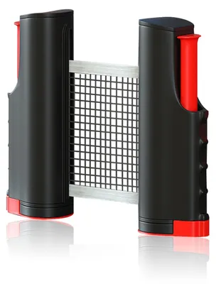 Imagen del producto de Red de ping pong ajustable - Red para tenis de mesa - Red retráctil - Adecuada para mesas - Hasta 170 cm - Diseño ergonómico