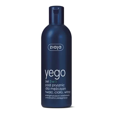 Immagine prodotto di Ziaja Yego Gel doccia 3 in 1 per uomo, 300 ml
