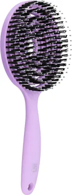 Image de Ilū Lollipop Hair Brush Purple - brosse démêlante