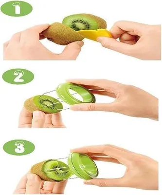 Produktbild von Kiwi- und Obstschneider, Schäler und Küchenwerkzeug für Pitaya-Grün, tragbar und praktisch