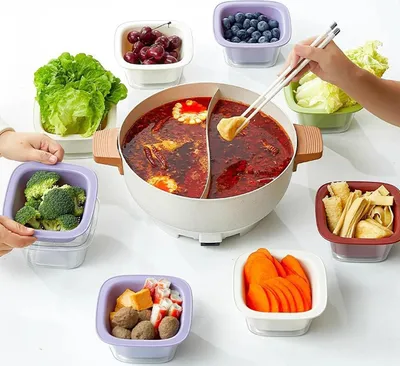 Produktbild von Weißes 2-in-1 KüchenSieb für Gemüse und Obst