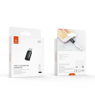 Obrázok produktu pre Mcdodo Telefónny Adaptér Usb -C Na Micro Usb Adaptér Čierny