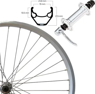 Immagine prodotto di Ruota Roland ZAC 2000 VR 26 pollici 559-19 36 fori mozzo alluminio SSP argento