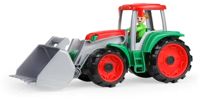 Produktbild von Lena 4417 Truxx Traktor mit Frontschaufel, Farblich Sortiert, 35 cm
