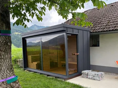 Immagine prodotto di Sauna da giardino Sauna a botte Sauna all'aperto Rombek 4x2m