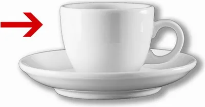 Produktbild von 6x Espresso Obertasse 0,09 l Kaffeeservice, Kaffeebecher