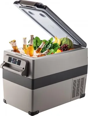 Produktbild von Kühlbox 45L – Elektrisch tragbare Kühl- und Gefrierbox – Auto 12/24V, AC 110-240V – Camping, Boot & Zuhause – Bis -20°C
