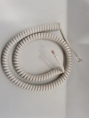 Produktbild von helos Hörerspiralkabel lang, hellgrau, lose
