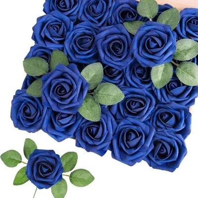 Immagine prodotto di Set di 25 rose artificiali per decorazioni di matrimoni e feste