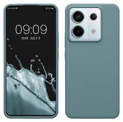 Produktbild von kwmobile Handyhülle für Xiaomi Redmi Note 13 Pro 5G / Poco X6 5G Hülle - Case Silikon - Kabelloses Laden - Schutzhülle Cover in Antique Stone