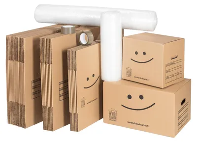 Produktbild von Umzugsset für 3-Zimmer-Wohnung (verstärkt) + 1 Klebeband gratis