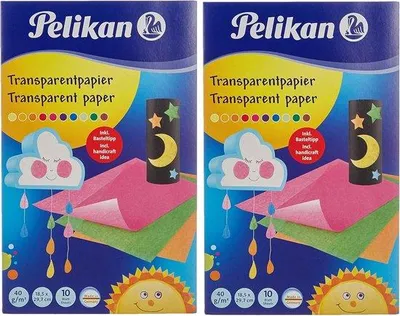 Produktbild von Famanu Transparentpapier 10 Blätter - Kreatives Basteln