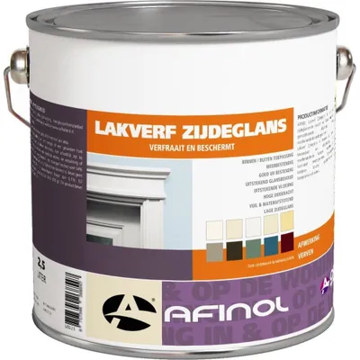 Obrázok produktu pre Lakový náter Satin, farba biela (RAL 9001), objem 2,5 litra