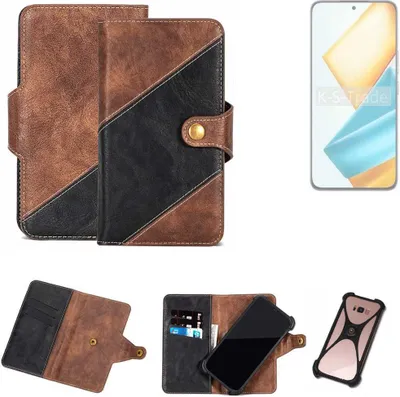 Produktbild von K-S-Trade Handyhülle Schutzhülle Bookstyle Case kompatibel mit Honor 90 GT Klapphülle Cover Hülle Schutztasche 1x
