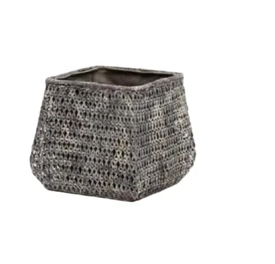 Produktbild von DBT Pflanzkorb Grau-Schwarz L 38 cm B 38 cm H 35 cm