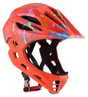 Kinder-Fahrradhelm, verstellbar, 52-56 cm, M, mit LED-Licht