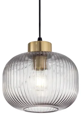 Produktbild von Vintage-Decò Pendelleuchte Mint-2 Rauchmetall 1 Leuchte E27