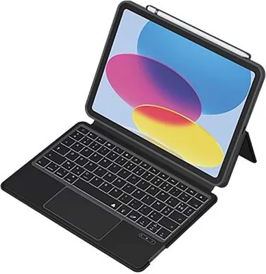 Immagine prodotto di MW, custodia rapida per iPad 10,9" con tastiera QWERTY Bluetooth, nera