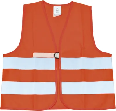 Produktbild von EDUPLAY 150-030 Warnweste für Kinder, klein 45 x 45 cm, orange/reflex