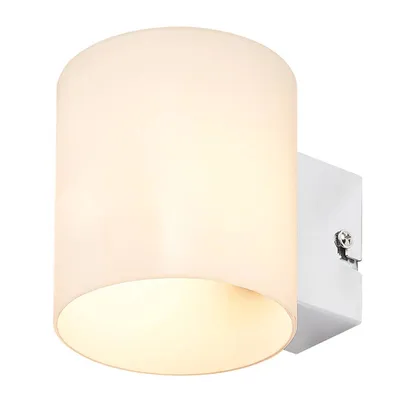 Produktbild von Lindby Wandlampe Gerrit, weiß, Glas, 10 cm hoch, up/down, G9