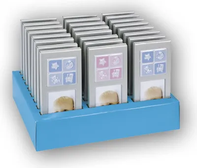 Produktbild von ZEP Metallrahmen Bebe blau rosa 6x8 cm