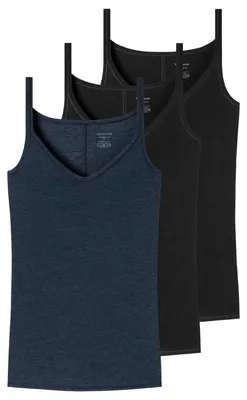Produktbild von Schiesser 3er Pack Personal Fit Spaghetti Top Atmungsaktiv und temperaturausgleichend, Ohne Seitennähte für mehr Komfort, Elastischer Single Jersey