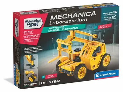 Image de Clementoni Jouets de mécanique - Science et divertissement Chariot élévateur à fourche en kit