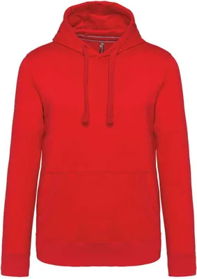 Produktbild von Kariban Herren Hoodie Kapuzenpullover Sweatjacke Pullover Sweatshirt, Größe:S, Farbe:Rot