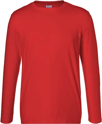 Produktbild von Kübler Shirts Longsleeve mittelrot Gr. 4XL
