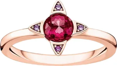 Zdjęcie produktu dla Thomas Sabo - TR2263-540-10-52 - Pierścionek - Uni - Srebro 925 pozłacane różowym złotem - Szerokość 52