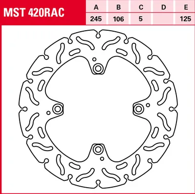 Image de TRW Disque de frein "MST420RAC