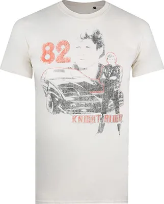 Obrázok produktu pre Knight Rider - "82" tričko pre mužov TV972 (L) (Natural)