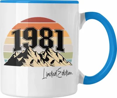 Produktbild von Trendation -  40. Geburtstag Tasse Frau Männer Geschenk 40er Geschenkidee 40 Mutter Vater Mann Frauen Lustig Geschenke (Blau)