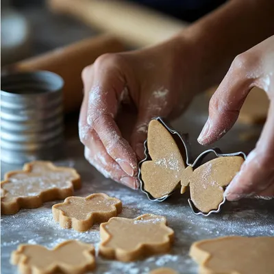 Produktbild von Schmetterlings-Keksausstecher 5er-Pack - Edelstahl Fondant Keks-Ausstechset - Backwerkzeug für handwerkliches Gebäck - DIY Backen & Tortendekoration.