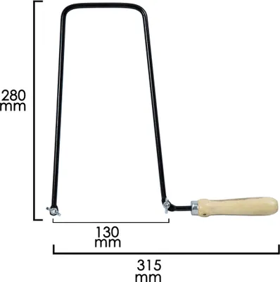 Produktbild von Laubsäge Wolfpack 130x270 mm.