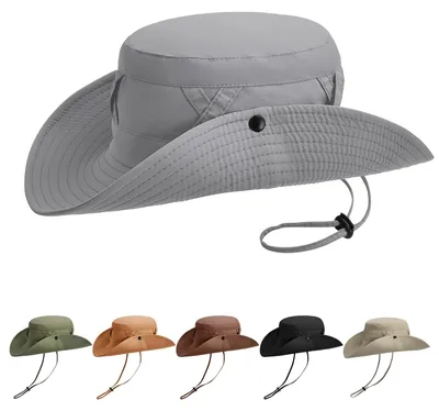 Immagine prodotto di Cappello da sole unisex, impermeabile, con protezione UV UPF50+, tesa larga, pieghevole, antivento e traspirante