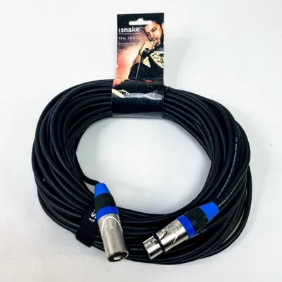 Immagine prodotto di Pro Snake 418730 (TPM CC) Microcavo 20,0 m, blu intenso – cavo microfonico sottile e flessibile