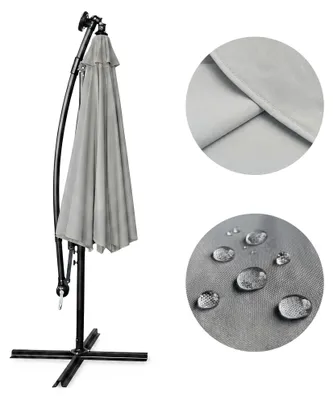 Produktbild von Akord Sonnenschirm Milin Grau 245X245X245 Cm
