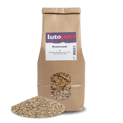 Image de Lutopets – Nourriture pour mésanges – 1 kg – Aliment complémentaire pour mésanges et autres oiseaux de jardin