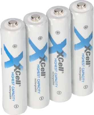 Immagine prodotto di 4x XCell Micro AAA batteria ricaricabile Ni-MH 1,2V 1150mAh