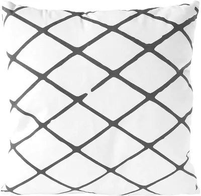 Produktbild von Nielsen Kissenbezug Diamond 45x45 weiß/grau Nadelstr. 401118