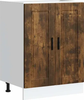Produktbild von Küchenunterschrank Porto Räuchereiche Holzwerkstoff