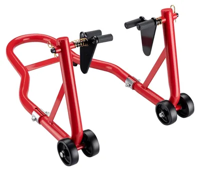 Produktbild von Motorradständer Paddockständer Montageständer - 450 kg - Vorderrad - Mit 4 Rollen