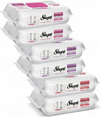 Zdjęcie produktu dla Sleepy Easy Clean Feuchttücher 2x Rot + 2x Pink + 2x Lila