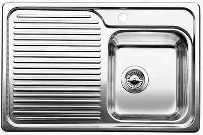 Zdjęcie produktu dla BLANCO CLASSIC 40 S Zlewozmywak wbudowywany / stal nierdzewna / satynowe wykończenie / prawy / korek